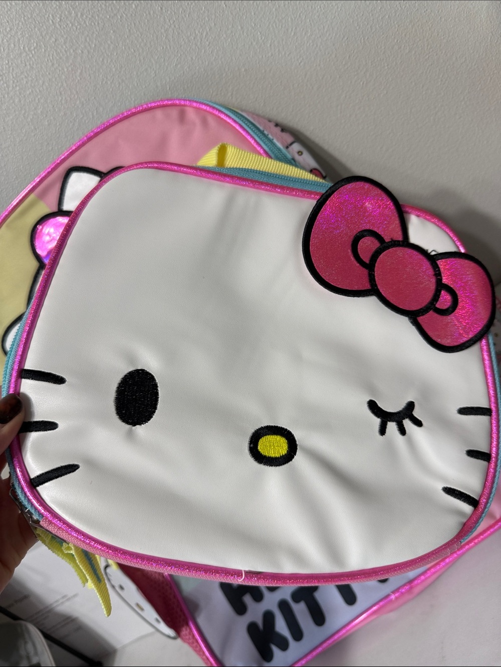 Hello Kitty Backpack Set- Pink Multicolor - Picture 3 of 7